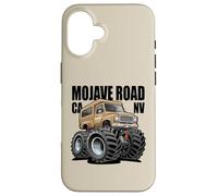 Carcasa para iPhone 16 Mojave Road California Nevada Overlanding Diseño de Dibujos Animados