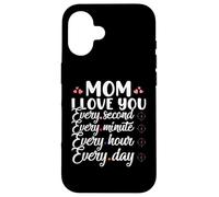 Carcasa para iPhone 16 Mom I Love You Cute Mom Mothers Day For Mommy