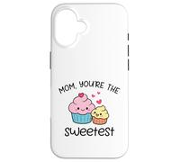 Carcasa para iPhone 16 Mom You'Re The Sweetest Cute Kawaii Cupcake Madre Diseño