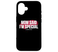 Carcasa para iPhone 16 Mom'S Favorite Funny Mother's Day, Mom Said I'm Special