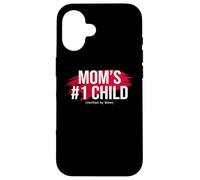 Carcasa para iPhone 16 Mom'S Favorite Funny Mother's Day, Mom'S #1 Child