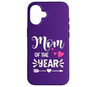 Carcasa para iPhone 16 Moms Favorite Mom of The Year Award Mum Daughter Mothers Day
