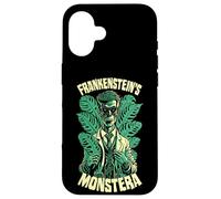Carcasa para iPhone 16 Monstera, un Jardinero Divertido de Frankenstein, Amante de Las Plantas de Halloween