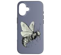 Carcasa para iPhone 16 Monstruoso Glotón Señor de los Cielos Mosca Demoníaca Recortada