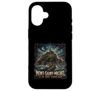 Carcasa para iPhone 16 Mont Saint Michel France Gothic Vibes Vintage Inspired