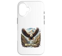 Carcasa para iPhone 16 Montana Wild Peaks Eagle Big Sky