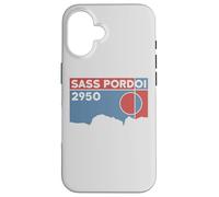 Carcasa para iPhone 16 Monte SASS Pordoi Sella Macizo Dolomitas Italia Senderismo Regalos