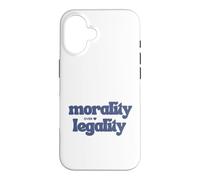 Carcasa para iPhone 16 Moralidad sobre la legalidad Código Moral Brújula Buen Humano Sé Amable