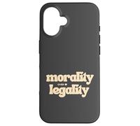 Carcasa para iPhone 16 Moralidad sobre la legalidad Código Moral Brújula Buen Humano Sé Amable