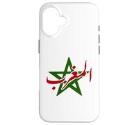 Carcasa para iPhone 16 Morocco Moroccan Pride Flag Map Arabic Maghrib Maghreb