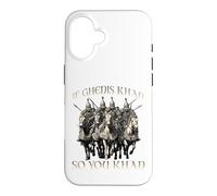 Carcasa para iPhone 16 Motivo del Humor de Genghis Khan Imperio Mongol Horda Dorada