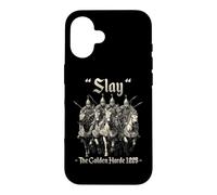 Carcasa para iPhone 16 Motivo del Humor de la Horda Dorada Guerrero Jinete del