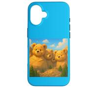 Carcasa para iPhone 16 Mount Rushmore National Memorial US Teddy Bears Presedents