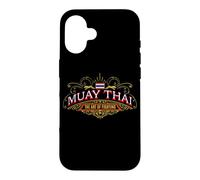 Carcasa para iPhone 16 Muay Thai Arte Marcial De 8 Extremidades Boxeo Tailandés MMA Hombres Mujeres