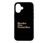 Carcasa para iPhone 16 Mundus Sine Caesaribus, Cita Latina Historia Anti-tiranía
