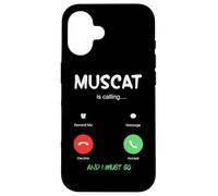 Carcasa para iPhone 16 Muscat está Llamando y Debo IR a Omán de Viaje