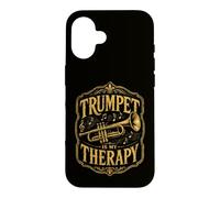 Carcasa para iPhone 16 Music-Therapy Trompeta Músico Trompeta Música Trompeta