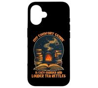 Carcasa para iPhone 16 MY Comfort Genre IS Cozy Murder and Louder Tea Kettles