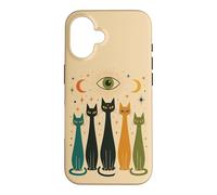 Carcasa para iPhone 16 Mystic Cats Celestial Eye Moon Feline