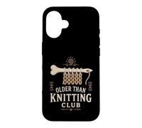 Carcasa para iPhone 16 Nalbinding - Aguja de Hueso para Artista de Fibra Textil Antigua