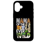 Carcasa para iPhone 16 Nana of The Four Ever Wild - Lindo Safari Jungle para su Cuarto cumpleaños