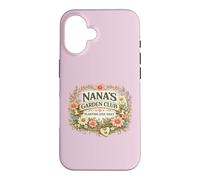 Carcasa para iPhone 16 Nana's Garden Club Plantación Amor Jardinería Diaria Floral