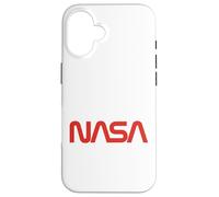 Carcasa para iPhone 16 NASA - Logotipo de Gusano Retro