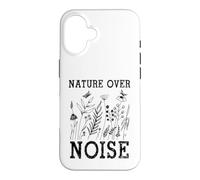 Carcasa para iPhone 16 Nature Over Noise Hiking Wildflower Adventure Butterfly