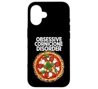 Carcasa para iPhone 16 Neapolitan Pizza Obsessive Cornicione Disorder Chef