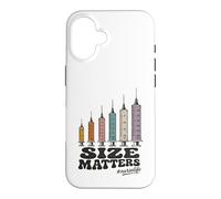 Carcasa para iPhone 16 Needle Size Matters Funny Nursing and Nurses