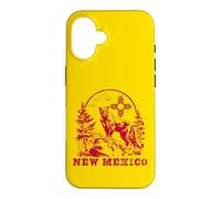 Carcasa para iPhone 16 New Mexico Mountain Lion & Zia Outdoor Hiking