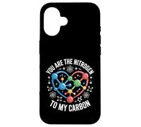 Carcasa para iPhone 16 Nitrógeno a mi Ciencia del Carbono Amor Química