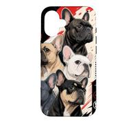 Carcasa para iPhone 16 No Apologies Bulldog Francés Urban Streetwear