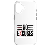 Carcasa para iPhone 16 No Hay Excusas Diciendo Motivacional