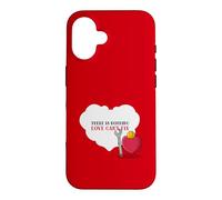 Carcasa para iPhone 16 No Hay Nada Que el Amor no Pueda Arreglar (Bonito gráfico de corazón)
