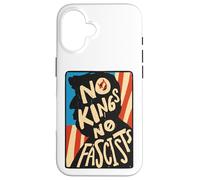 Carcasa para iPhone 16 No Hay Reyes, Lucha contra el fascismo