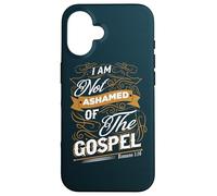 Carcasa para iPhone 16 No me avergüenzo del evangelio Romanos 1:16 Cristiano