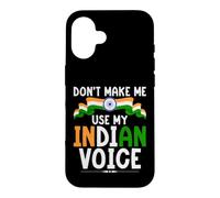Carcasa para iPhone 16 No me Hagas Usar mi Indian Voice Indian