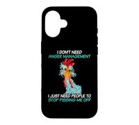 Carcasa para iPhone 16 No Necesito Manejar la ira, Solo Necesito Que la Gente se detenga