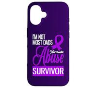 Carcasa para iPhone 16 No Soy la mayoría de los papás Soy un sobreviviente de abuso narcisista