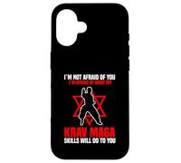 Carcasa para iPhone 16 No Tengo Miedo de ti Krav Maga Habilidades Artes Marciales