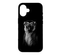 Carcasa para iPhone 16 Noche de Retrato de Primates de Vida Silvestre de Mono místico