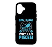 Carcasa para iPhone 16 Now I Known Why I Am Pisces Scuba Dive Diver Diving