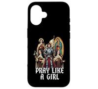 Carcasa para iPhone 16 Nuestra Señora la Santísima Madre Títulos Marianos Latinos Católica