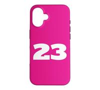 Carcasa para iPhone 16 Número 23 Twenty-Three Sports Team Back Print Matching