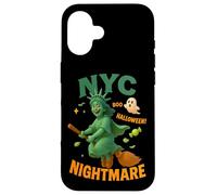 Carcasa para iPhone 16 NYC Nightmare Halloween Design - cuteStatue of Liberty Witch