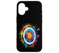 Carcasa para iPhone 16 Objetivo Tiro con Arco - Diseño Colorido Flechas Artístico