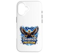 Carcasa para iPhone 16 Obra de Arte de Thunder Eagle Freedom Power