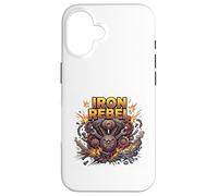 Carcasa para iPhone 16 Obra de Arte mecánica de la máquina del Poder del Motor