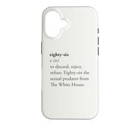 Carcasa para iPhone 16 Ochenta y Seis Diccionario Definición Activista Político Diseño